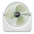 Portable Desktop Electric Fan, Small Electric Fan, Home Office, Outdoor Desk, USB Charging. 
