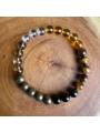 Natural stone crystal bracelet citrine pyrite tiger's eye stone to open the way bracelet to attract love successful people recom. 