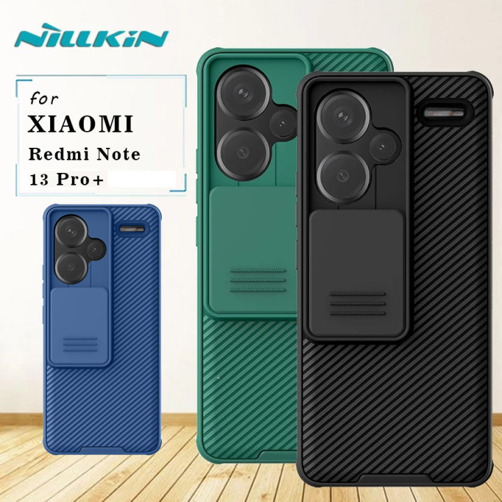 Custodia Nillkin Per Xiaomi Redmi Note 13 Pro E Pro+ 5G &ndash; Con Protezione Obiettivo A Scorrimento