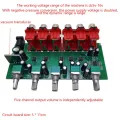 Stereo Audio Mixer Multi-Channel RCA Interface for Power Amplifiers. 
