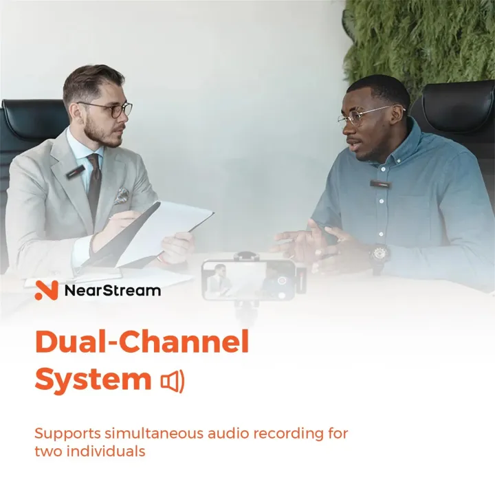 Nearstream%20AWM10T%20Wireless%20Lavalier%20Microphone%20for%20iPhone%20iPad%20Android%20Lapel%20Mic%20for%20Vlog%20Interview%20Live%20Streaming%20-%20Image%205