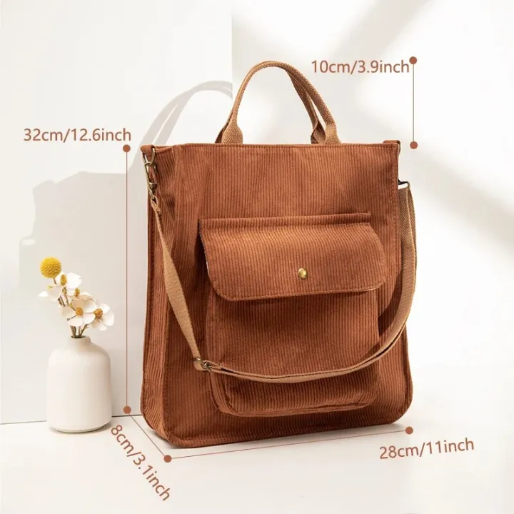 Corduroy%20Tote%20Bag%20for%20Women%20Shoulder%20Bags%202023%20Designer%20Handbags%20Sturdy%20Metal%20Buckle%20Shopper%20Messenger%20School%20Bag%20Crossbody%20Bags%20-%20Image%205