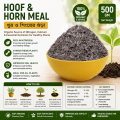 Premium Hoof & Horn Meal Organic Fertilizer – 500gm. 