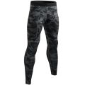 Custom Printed Autumn/Winter Compression Long Leggings Comfortable for Men Mountain Road Cycling Pants with Zip Phone Pocket.