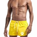【Straggle Steipos】Summer Men's Swim Sports Swimwear Man Swimsuit Swimming Trunks Beach Shorts Surf Board Dog paw print Clothing Pants. 