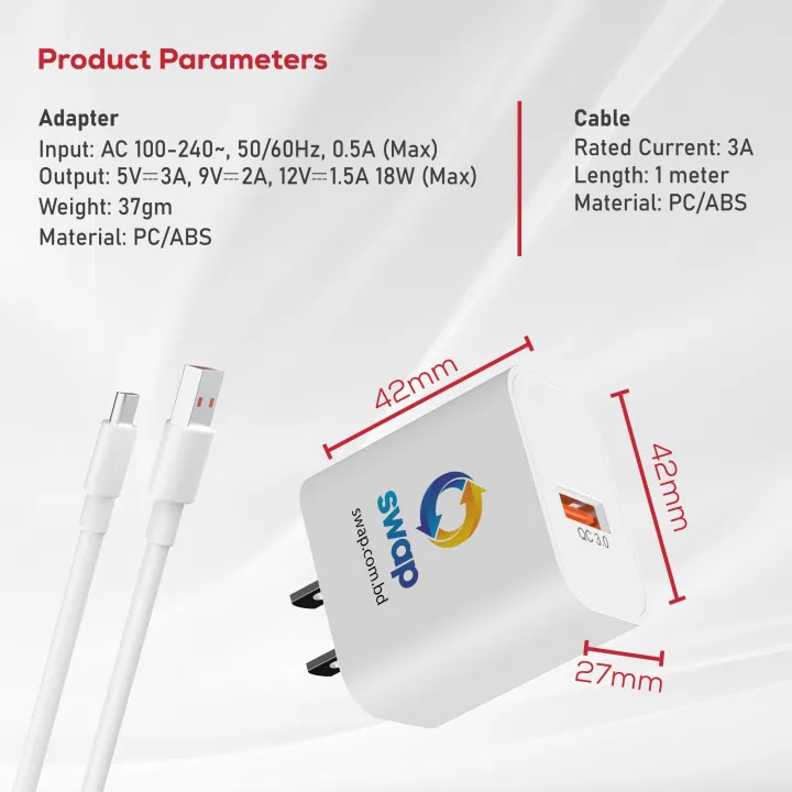 18W%20Fast%20Charger%20-%20Teton%20X%20SWAP%20Collab%20Limited%20Edition-%20USB%20Type-A%20Charger%20with%20USB%20Cable,%20Quick%20Charge%20Power%20Adapter%20for%20All%20Android%20Samsung%20and%20iphone%2016/15%20Mobile%20Devices%20-%20Image%207
