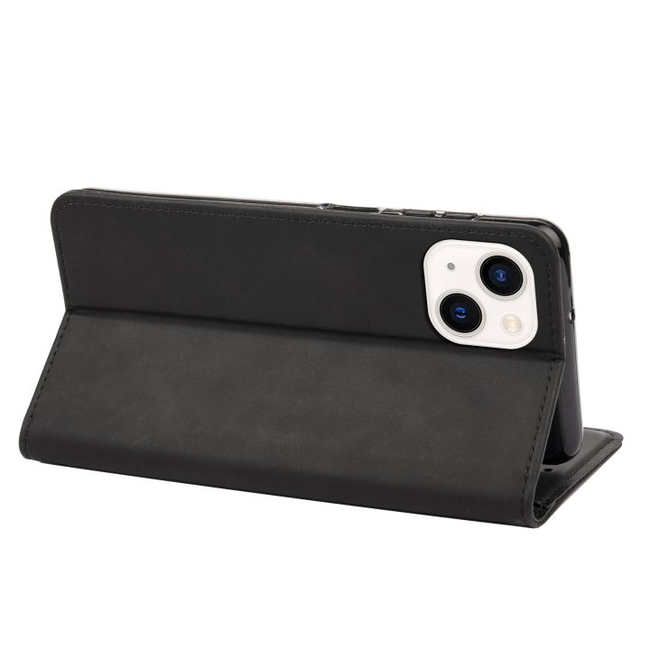 For%20iPhone%2014%20Plus%20Skin%20Feel%20Splicing%20Leather%20Phone%20Case%20-%20Image%206