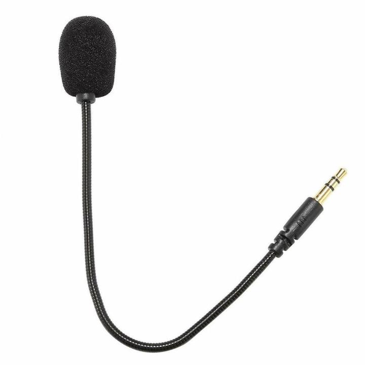 Headset Microphone adjustable 360 degrees bendable gaming Mic 3.5mm combined mic headphone jack to game controller black Daraz .bd