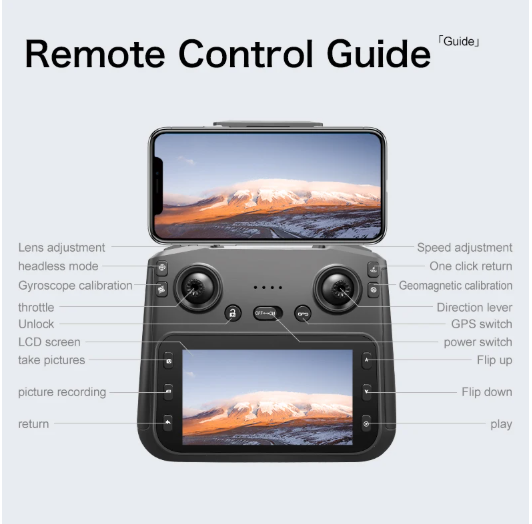 FLH%20New%20S-X1%20MAX%20Drone%20Professional%204K%20Camera%203-axis%20gimbal%20Aerial%20FPV%20Brushless%20with%20Large%20Screen%20Remote%20Control%20Folding%20Dron%20-%20Image%203