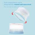 Four Folds Baby Feeding Travel Snack Storage Container 9198 Xierbao. 