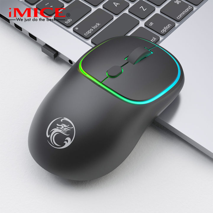 iMICE%20new%20factory%20direct%20supply%207-color%20luminous%20rechargeable%20Bluetooth%20dual-mode%20silent%20wireless%20mouse%20TYPE-C%20interface%20-%20Image%202