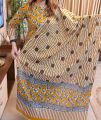 Exclusive Cotton Unstitched Skin Print High Quality Three Piece For Women. 