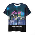 Game GTA T-Shirts Grand Theft Auto Vice City 3D Printed Men Women Fashion Oversized Short Sleeve T Shirt Kids Tees Tops Clothing. 