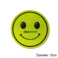 Smiley Face Reflective Sticker Smile Emoji Car Bumper Door Safety Reflective Stickers. 