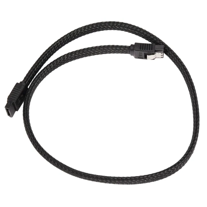 20X%2050CM%20SATA%203.0%20III%20SATA3%207Pin%20Data%20Cable%206Gb/S%20SSD%20Cables%20HDD%20Cord%20with%20Nylon%20Sleeved%20Premium%20Version(Black)%20-%20Image%205