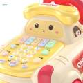 Baby Telephone Toy, Music Light Phone Toy, toddlers Steering Wheel Car,Children Phone Toy, Kids Musical Telephone Toys Car for Game, Education. 