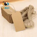 4.5X9Cm Blank Paper Kraft Tags For Clothing Hang Tag For Wedding Gift Wishes Cards For Baking Decoration Tags Price Lists 100Pcs. 