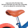 Toddler First Bike, Soft PU Seat Lightweight High Carbon Steel Toddler Bike Anti Slip Adjustable Height with 2 Wheels for Birthday Gift for 2 To 6 Year Old.