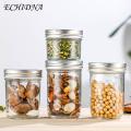 Nut Storage Container Large Capity Glass Sealed Jar with Airtight Lid Multifunctional Storage Container for Fruit Jam Nuts Tea 500ml Sealed Jar with Silicon Seal. 