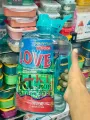 3 Liter Motivational Water Bottle with Time Marking - BPA Free 3l Large Leakproof Water Jug Daily Hourly Tracker Blue. 