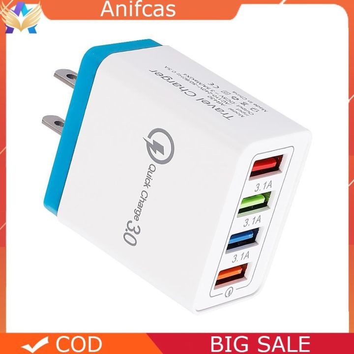 COD%204%20Ports%20USB%20Color%20Wall%20Charger%20Fast%20Charging%20Travel%20Charger%20US%20Plug%20Adapter%20-%20Image%203