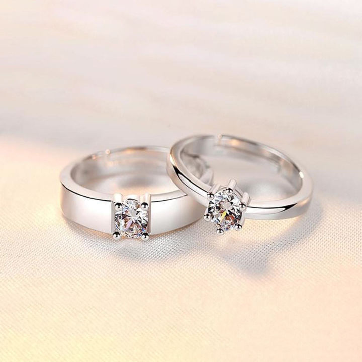 LOVE King and Queen Couple Ring Set - Ring For Girls
