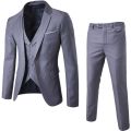 Men Classic 3piece Set Suit Wedding Suits for Men Slim Suit Jacket Pant Vest Suit for Men Tuxedo Single Breasted Plus Szie S-6XL.