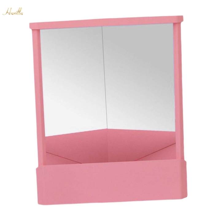 Non%20Reversing%20Mirror%2023x19cm%20Versatile%20Use%20Stable%20Clear%20Cosmetic%20Stand%20Mirror%20for%20Bedroom%20-%20Image%204