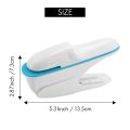 New No Nail tapling Machine Mini Cute Book tapler White.