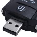 USB 2.0 Car Key Shape Pen Drive16GB Memory Stick U Disk Mini Computer USB Flash Drive Portable Data Stick Pendrive. 