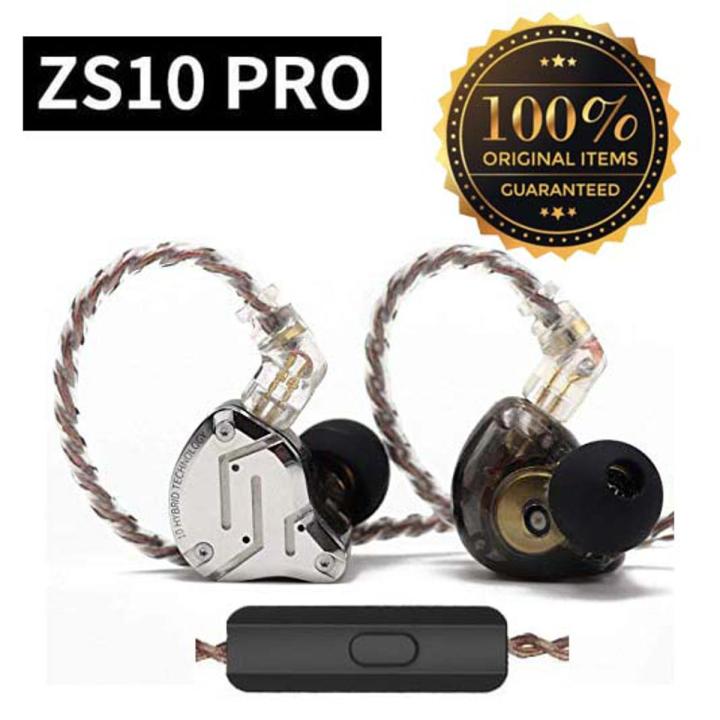 Latest Updated KZ ZS10 Pro Metal Headset 4BA+1DD Hybrid 10 drivers