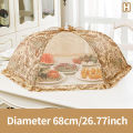fucun Rectangular Round Net Food Cover Umbrella Style Anti Mosquito Table Mesh. 