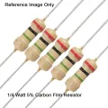 50Pcs- 68 Ohm Resistor 5% 68 Ohm Carbon Film 68 Ohm Resistors 1/4W Resistance 0.25 Watt 5% Tolerance Fixed Resistors 2 Pin Leads. 