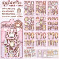 Tirado Duo Sauce House Castle Princess Dressing Cute Girl Children's Handheld Tent Sticker.