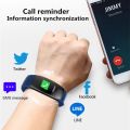 F64HR Smart Bracelet Men Women Heart Rate Blood Pressure Sleep Monitoring Pedometer Waterproof Smart Watch Sports Fitness Band.