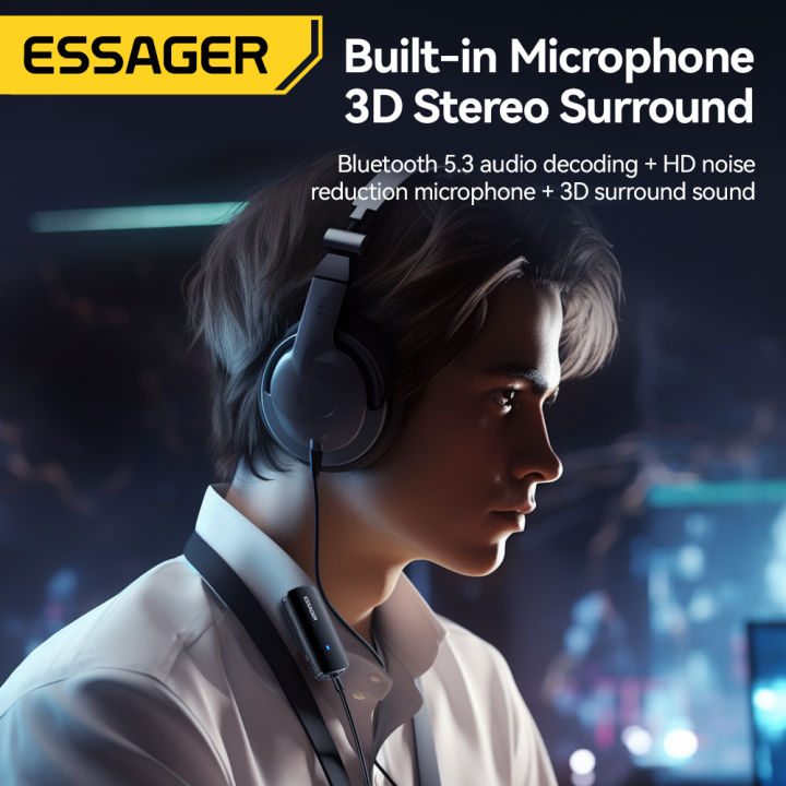 Essager%20Multifunctional%20Bluetooth%205.3%20Adapter%203.5mm%20Jack%20Aux%20Wireless%20Adapter%20Stereo%20for%20Earphones%20Phones%20TV%20Car%20Audio%20Receiver%20-%20Image%206