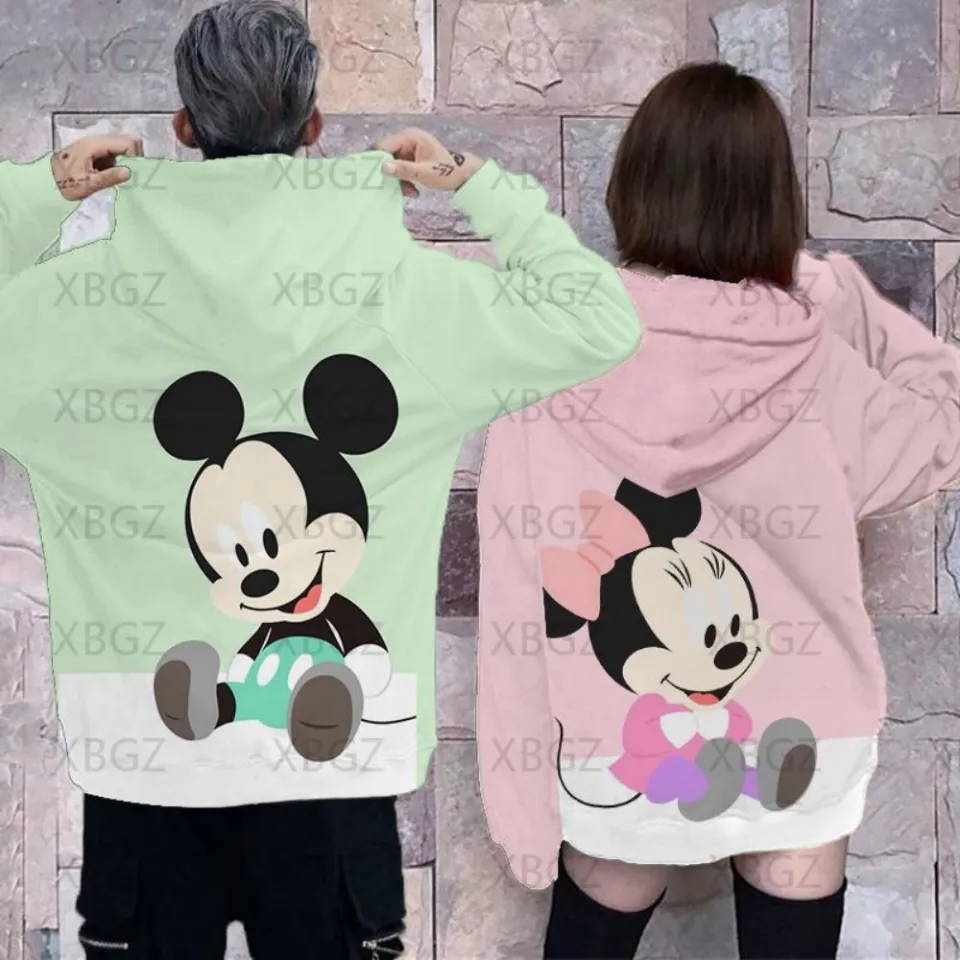Couple Outfit Sweatshirt Stitch Woman Sweatshirts Disney Men's