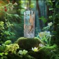 Water Glass / Drinking Water Glass For Everyday Use - 6 Pcs Crystal Clear transparent Beautiful unique design Water /Drinking /Coke / Sorbat/Milk/ Lassi/ premium glass Set. 