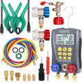 KOGEEK Pressure Gauge Refrigeration Digital Vacuum Pressure Manifold Tester Meter HVAC Temperature Tester. 