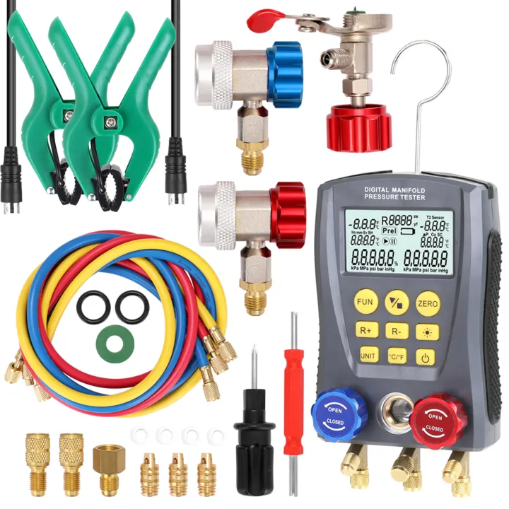 KOGEEK%20Pressure%20Gauge%20Refrigeration%20Digital%20Vacuum%20Pressure%20Manifold%20Tester%20Meter%20HVAC%20Temperature%20Tester%20-%20Image%202