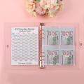 100 Envelopes Money Saving Challenge Binder, Money Saving Binder with Laminated $5050  Sheet & Pre-numbered Pockets. 