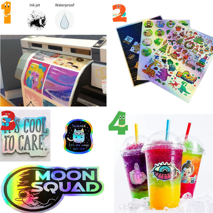 Transparent%20Sticker%20Paper%2010/50%20sheets%20A4%20Printable%20Vinyl%20Label%20Sticker%20for%20Inkjet%20Printer%20Waterproof%20Glossy%20printed%20sticker%20-%20Image%203