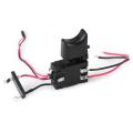 DC 7.2 V - 24 V 16A Electric Drill Control Switch Cordless Trigger Switch with Small Light for Power Tool.