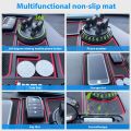 Car Dashboard Multifunctional Non Slip Anti Skid PVC Pad Mat with Mount Phone Holder.