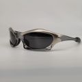 Y2K Metal alloy frame With PC Splicing Sport Sunglasses Punk Future Technology Style Cycling Glasses.