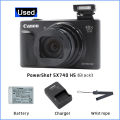 Canon PowerShot sx740 HS digital camera 40x optical zoom 4K Ultra HD video WiFi Bluetooth connected sx740 camera (used). 