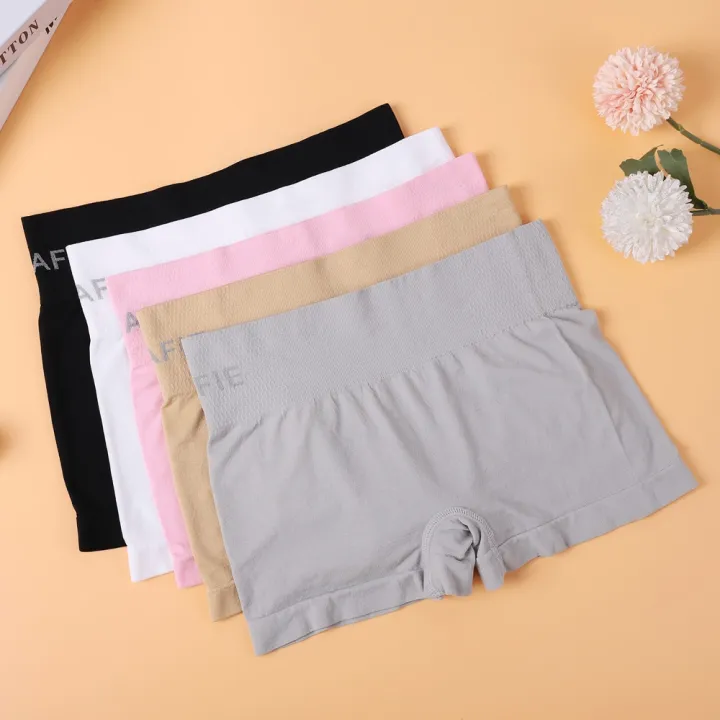 2Pcs%20Set%20Safety%20Short%20Pants%20For%20Women%20Summer%20Thin%20High%20Elastic%20Seamless%20Safe%20Short%20Pants%20Boxer%20Under%20Shorts%20Women's%20shorts%20-%20Image%203