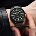 2023 Watch Men Leather Date Casual Analog Quartz Wrist Watch Business Watches Gifts Mature Men Business Watch Top Brand. 