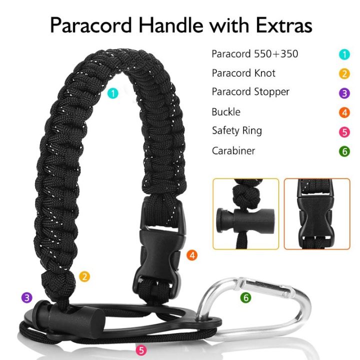 Aquaflask%20Accessories%20Hydro%20Flask%2032OZ%2040oz%20Boot%20Silicon%20Cover%20Vacuum%20Protective%20Bottom%20Paracord%20Handle%20Set%20-%20Image%208