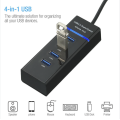 Convenient Generic 4 Ports 3.0 Usb Hub Splitter High-Speed Multi Splitter Usb Adapter Expander Cable. 